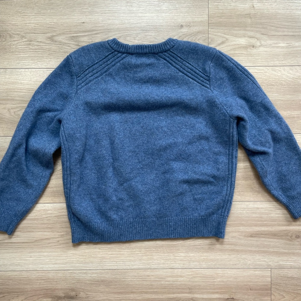 L.L. Bean Light Blue Wool Sweater - Picture 4 of 6